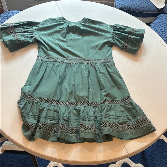 Marie Oliver emerald green dress, beautiful color!
